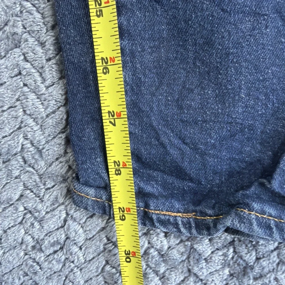 Levi's 519 Jeans Mens 32x32 Blue Cotton Denim Skinny Leg‎ Faded Stretch Workwear